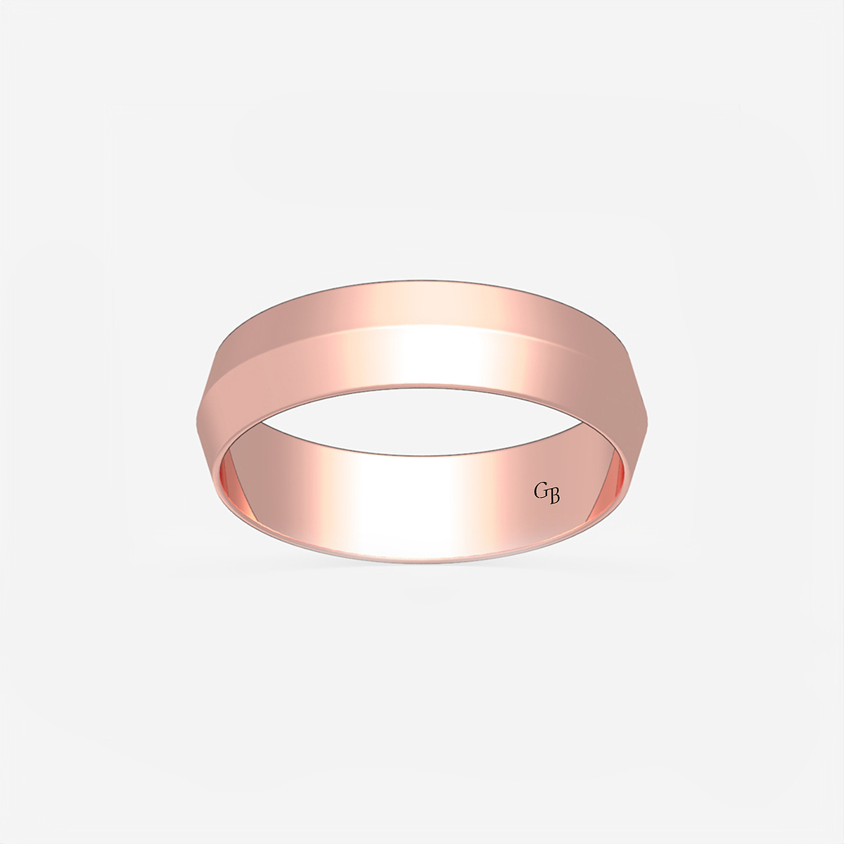 5mm Knife Edge Wedding Band